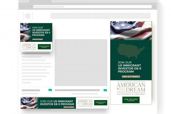 American Dream Digital Banners